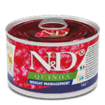 N&D Quinoa Dog - Weight Management Mini wet food 140 g